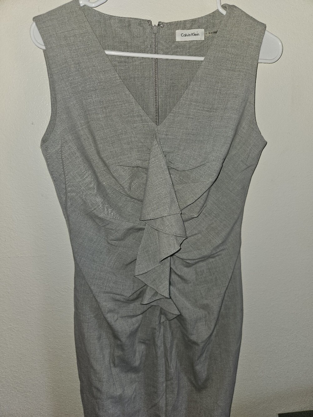 Calvin Klein Womans Sleeveless Gray Dress Size S - Picture 2 of 12
